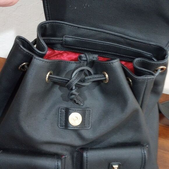Love Moschino Black Gold Spike Stud Backpack main image 6